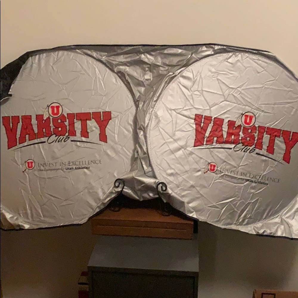 Sun covers for car. University of Utah